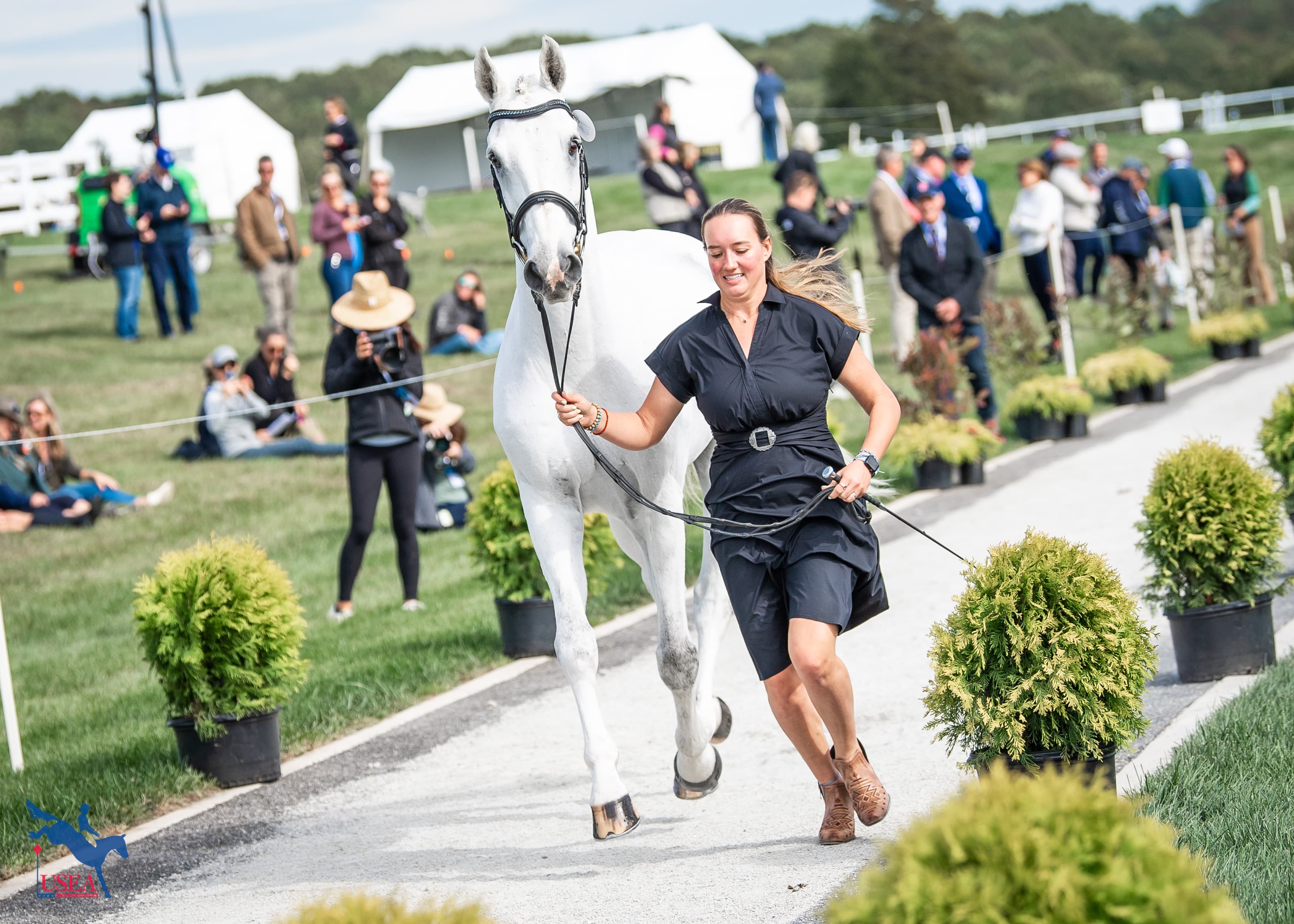 Brooke Burchianti and Cooley Space Grey. USEA/Lindsay Berreth photo