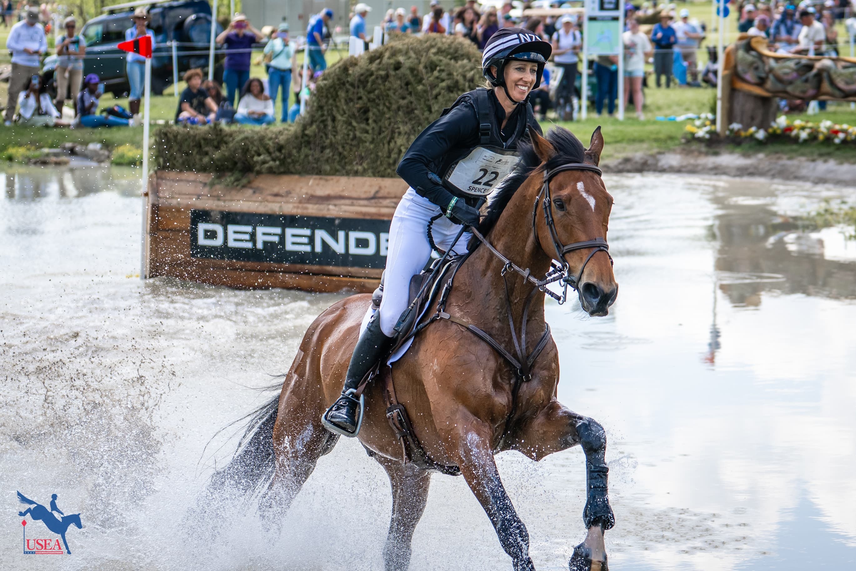 Monica Spencer and Artist. USEA/Lindsay Berreth photo