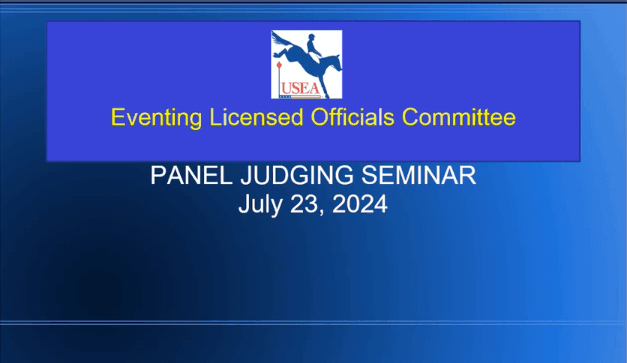 Panel Judging Seminar with Marilyn Payne and Valerie Vizcarrondo Pride