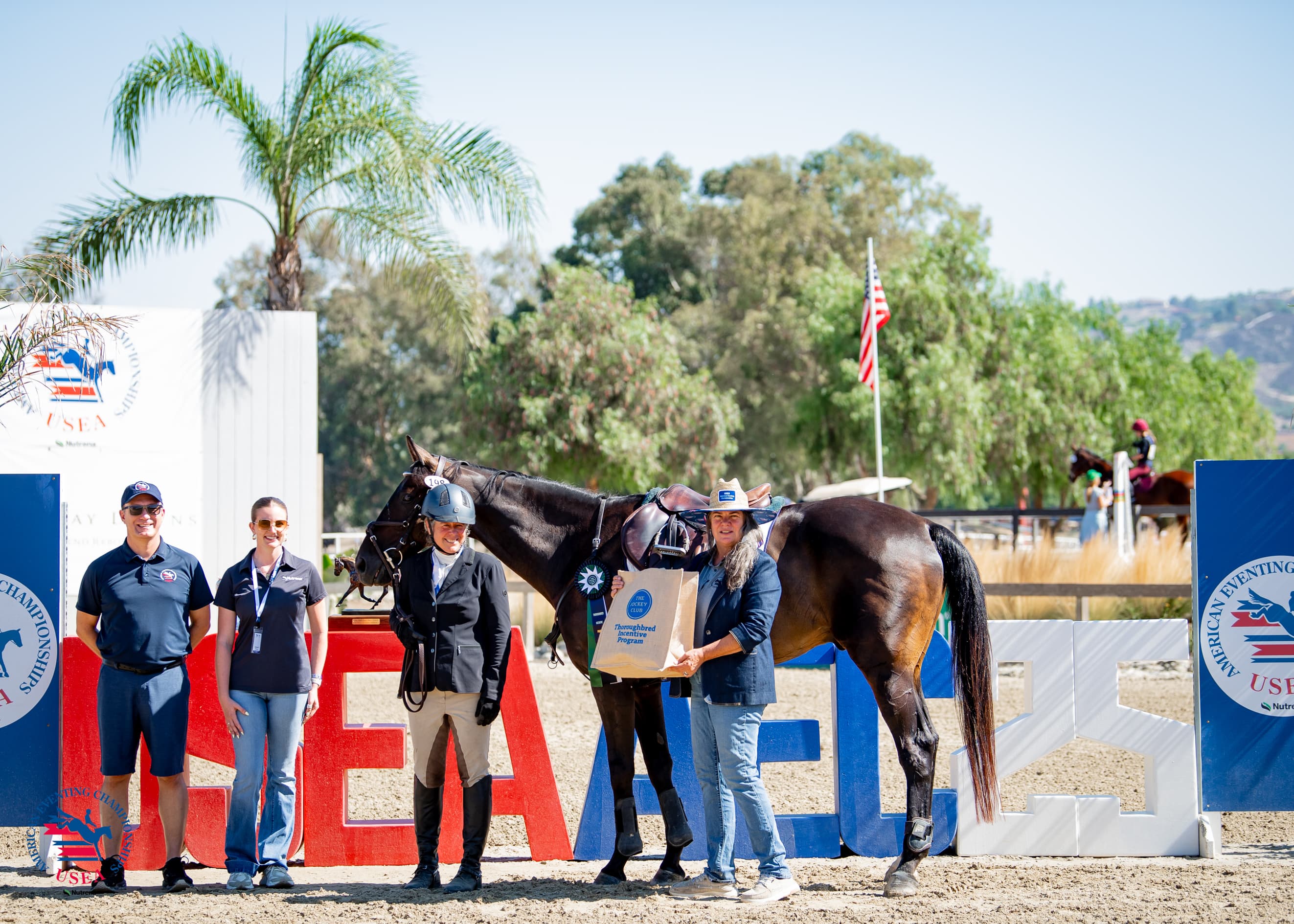 Novice Amateur Champions: Cricket Wood and Latitudefortytwo. USEA/Lindsay Berreth photo