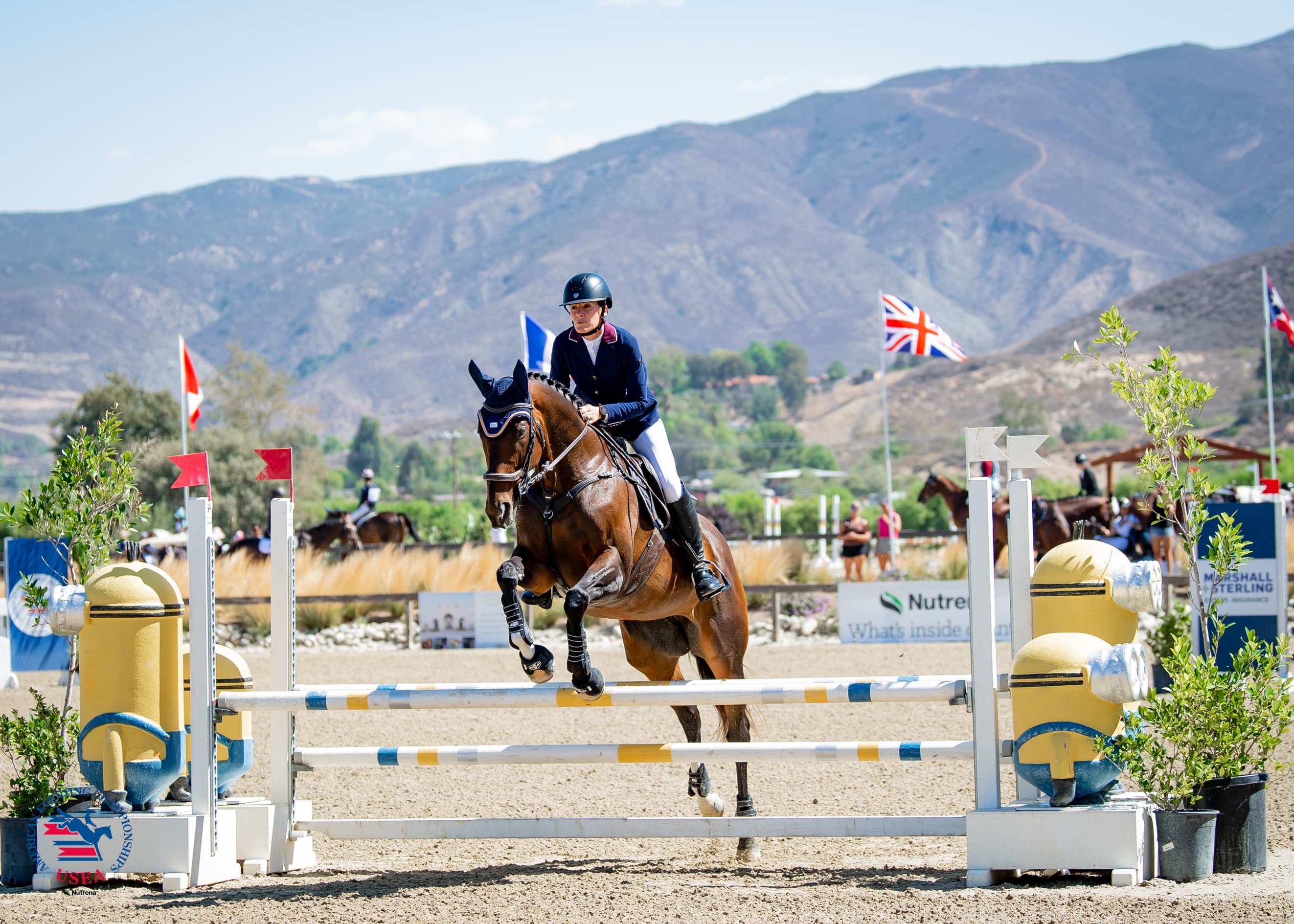 Novice Rider Champions: Elyse Rowley and Arya Stark. USEA/Lindsay Berreth photo