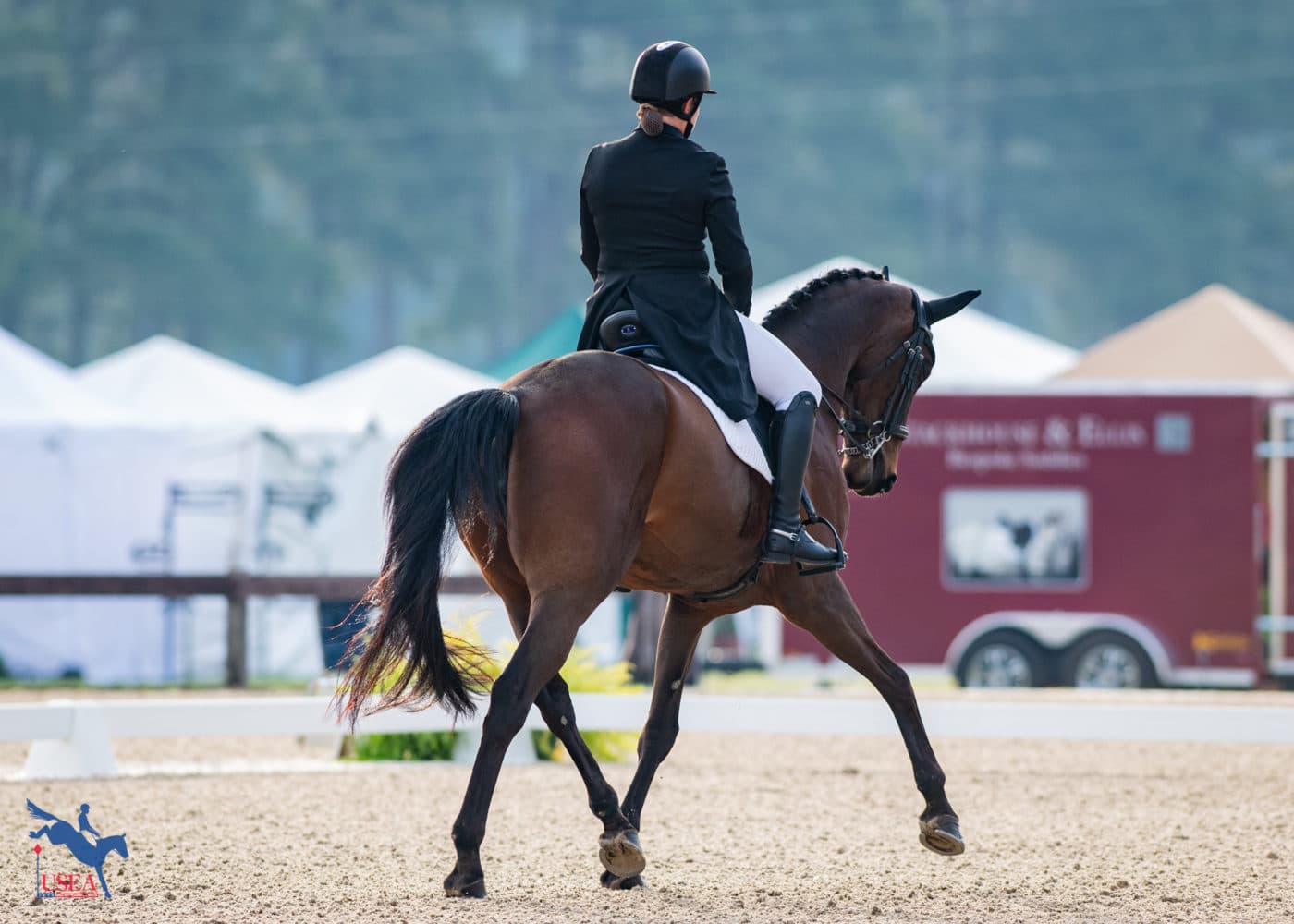 Ema Klugman and Bronte Beach Z earned a fourth place finish in the CCI4*-S. USEA/Lindsay Berreth photo