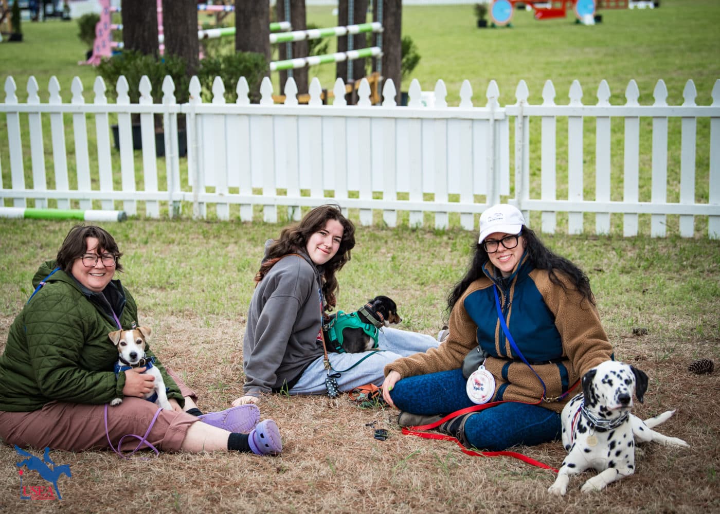 Fans came out to watch the show jumping with their furry friends. USEA/Lindsay Berreth photo