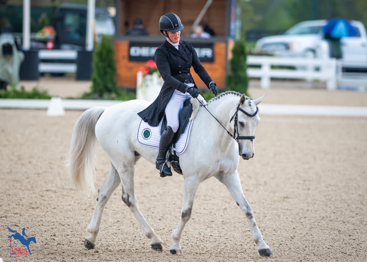 Brooke Burchianti and Cooley Space Grey round out the field on a score of 46.3. USEA/Lindsay Berreth photo