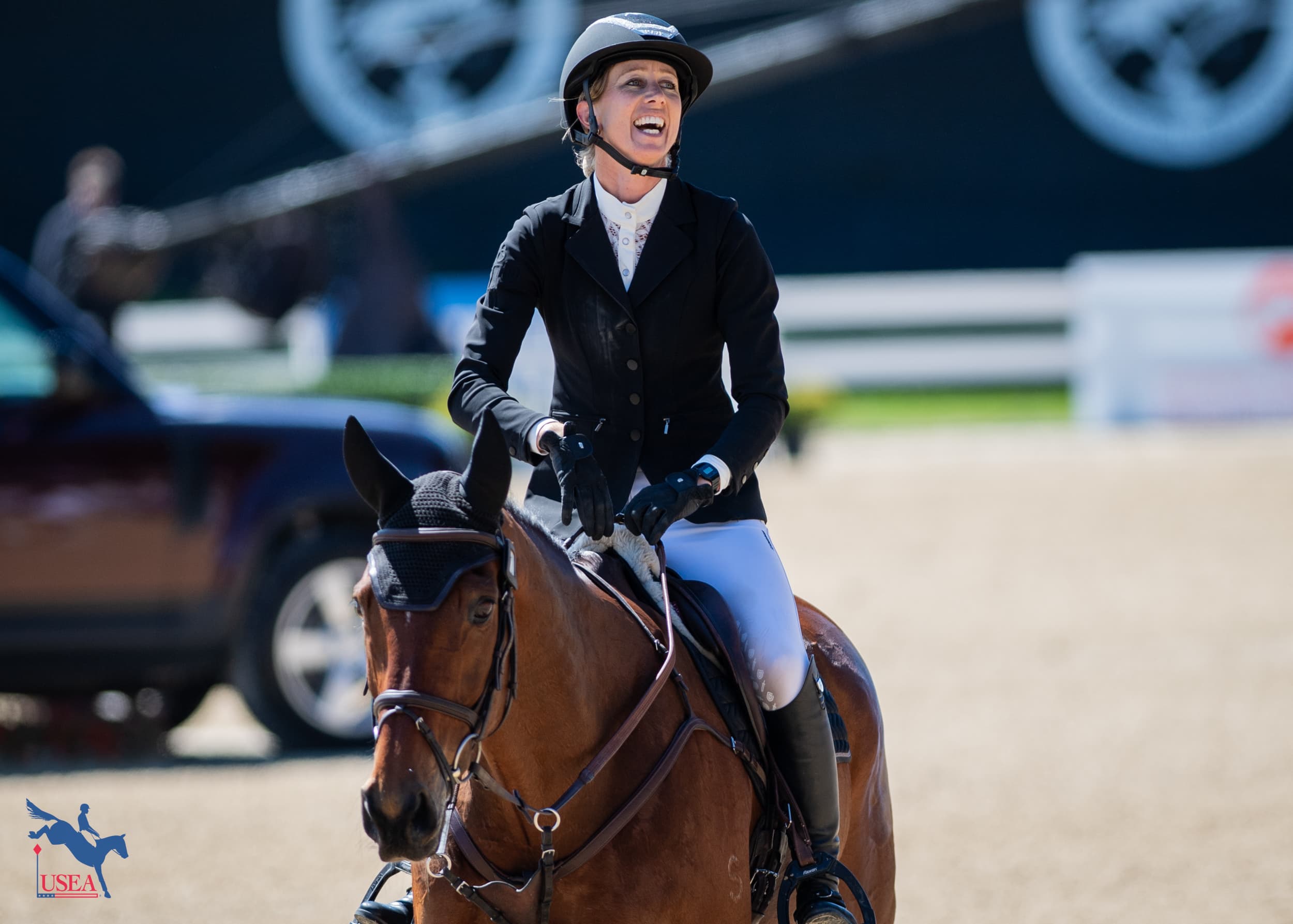 8th I Monica Spencer and Artist. USEA/Lindsay Berreth photo