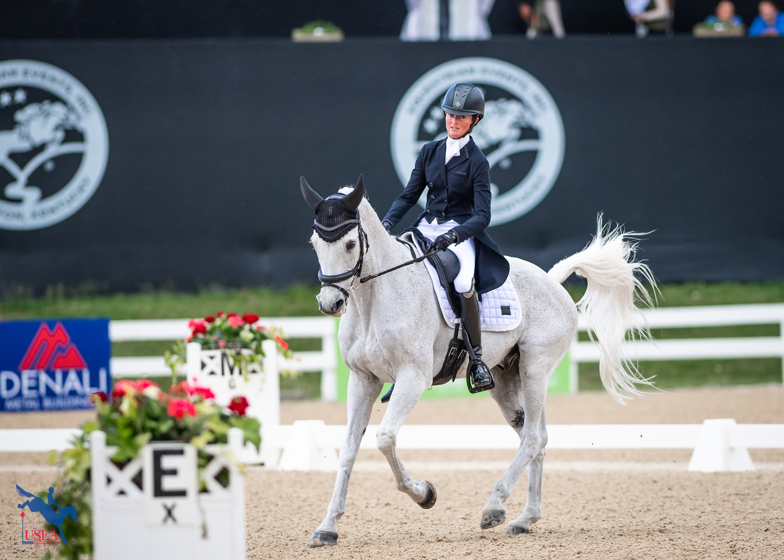 Emily Hamel and Corvett are in 13th. USEA/Lindsay Berreth photo