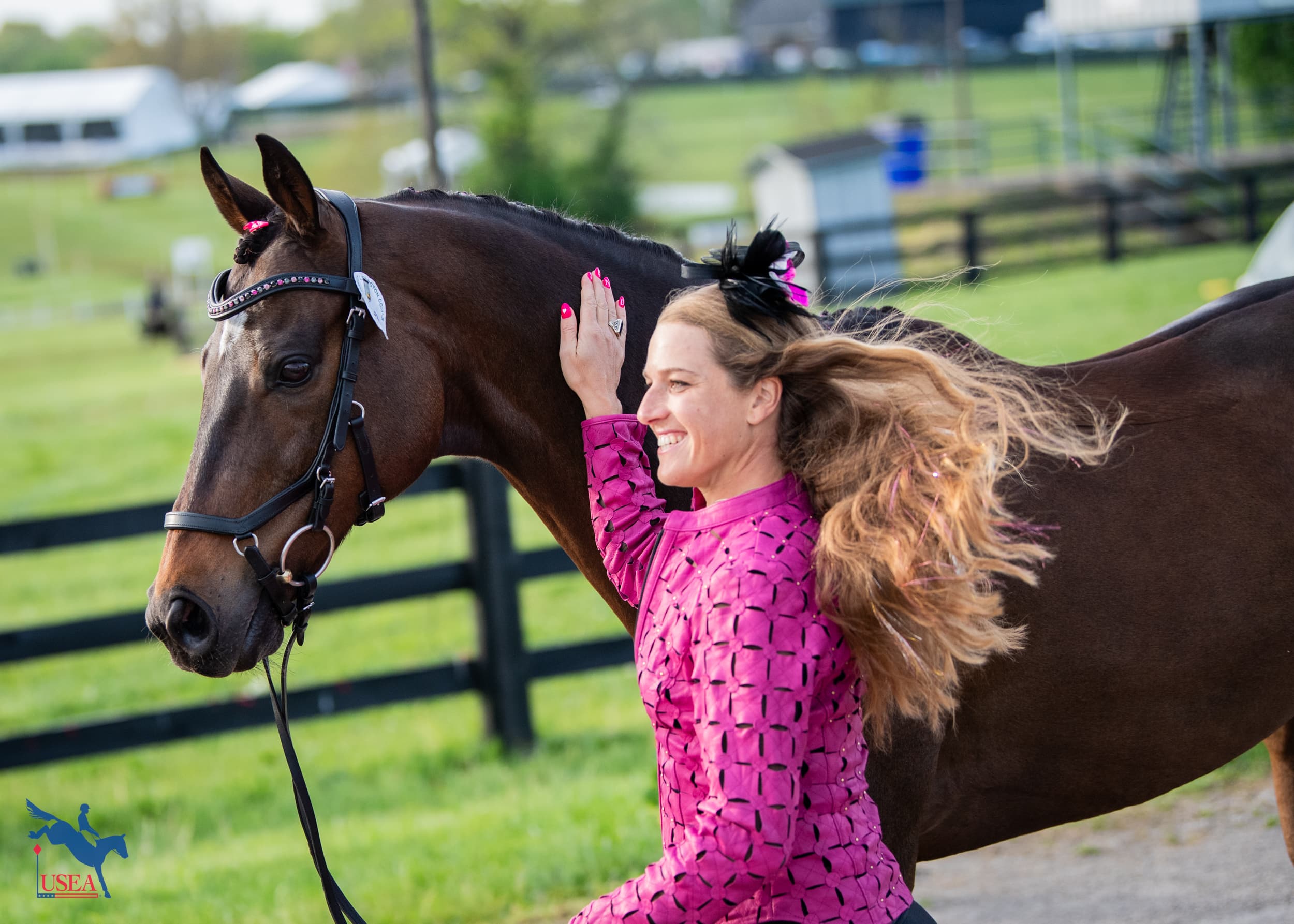 Ali Kuhn and Little Hail. USEA/Lindsay Berreth photo
