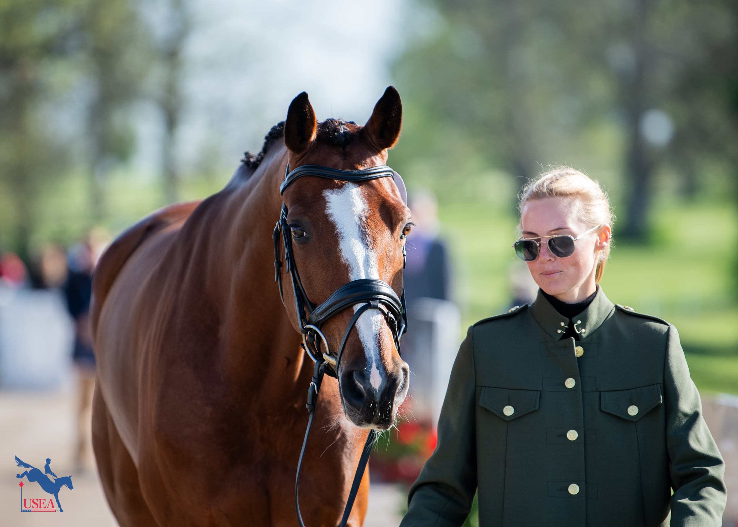 Cassie Sanger and Redfield Fyre. USEA/Lindsay Berreth photo