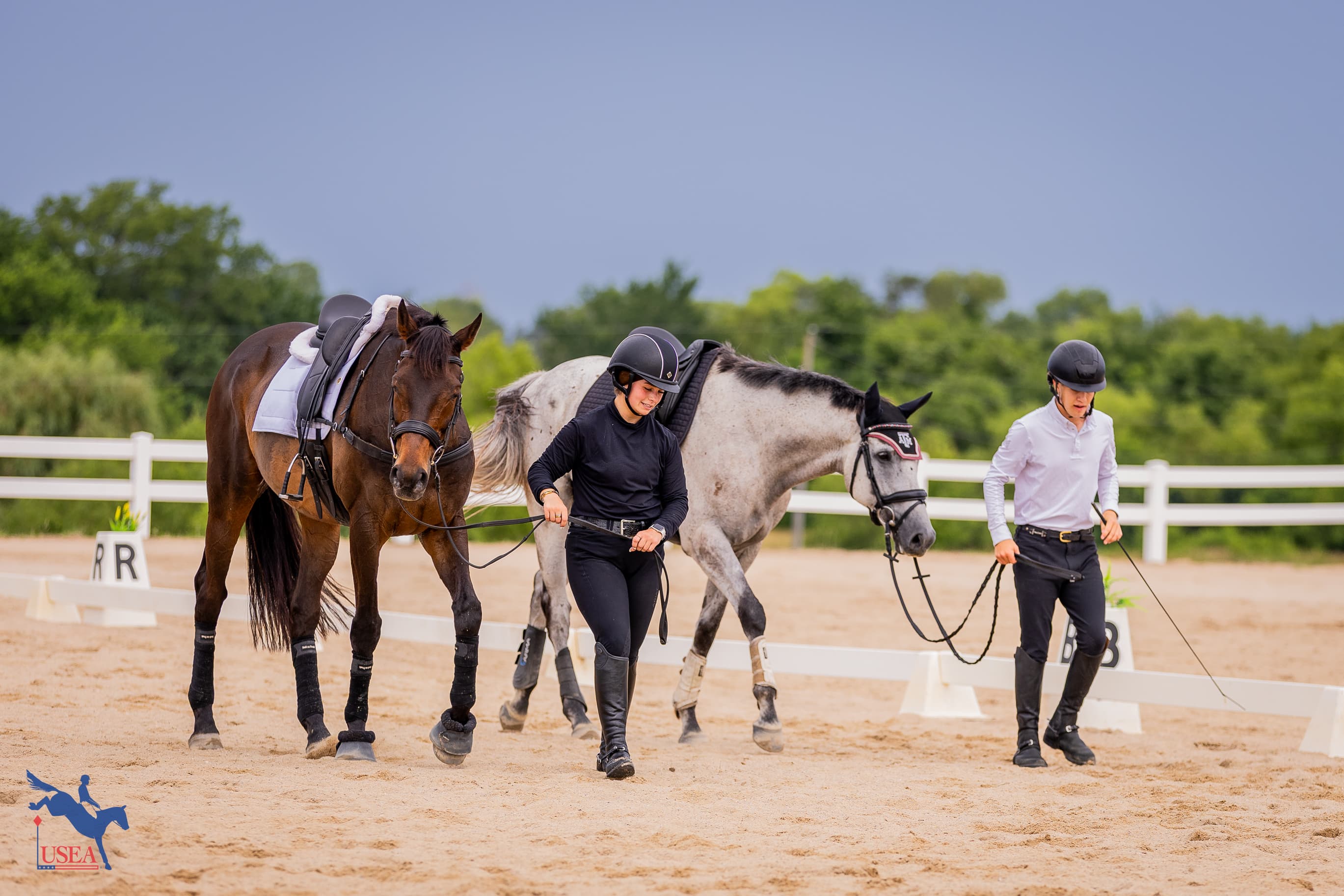 Mia Volpentesta and Brett Youssi. USEA/Haley Johnson photo