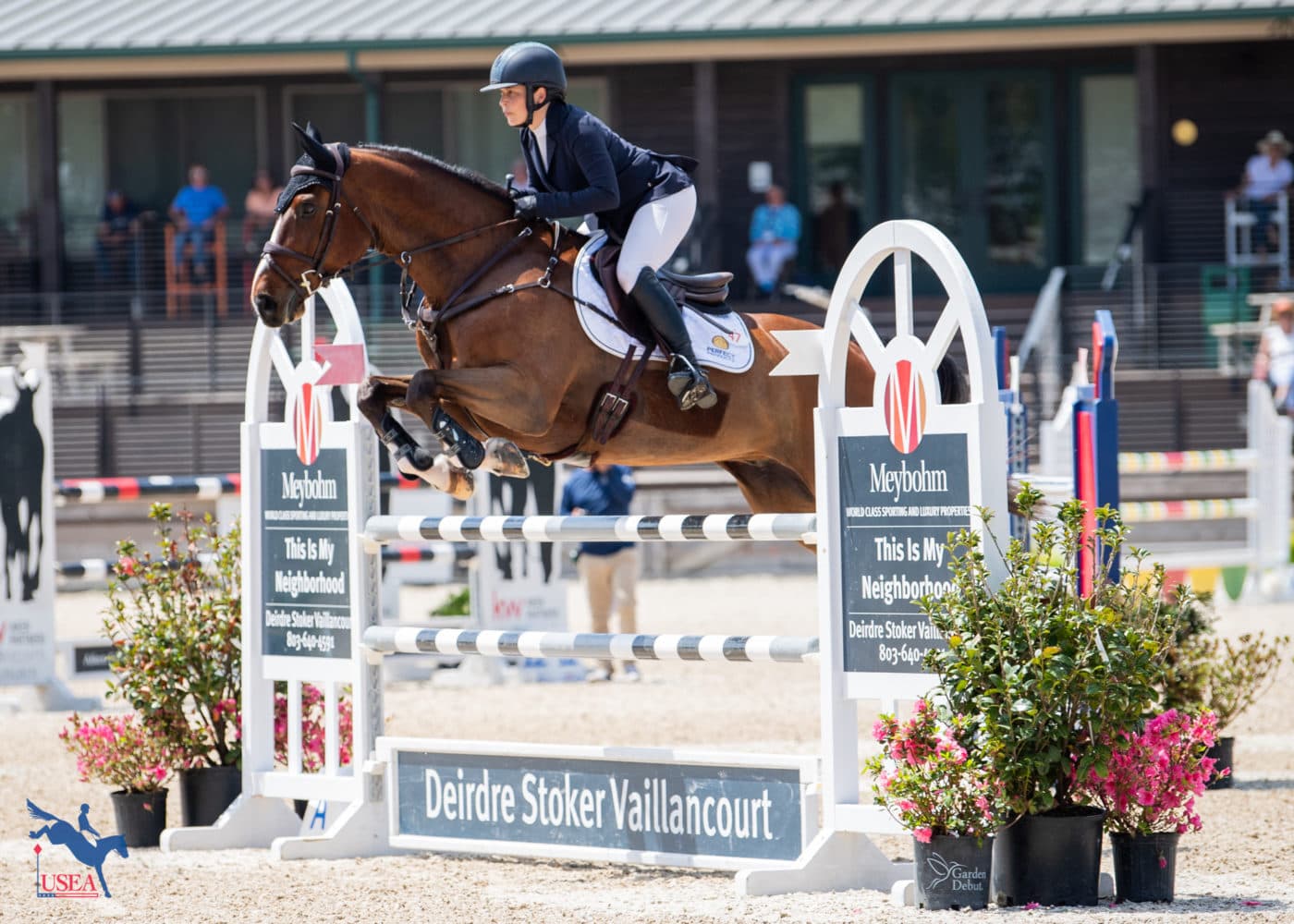 6th tie - Lucia Strini and Excel Star Quality. USEA/Lindsay Berreth photo