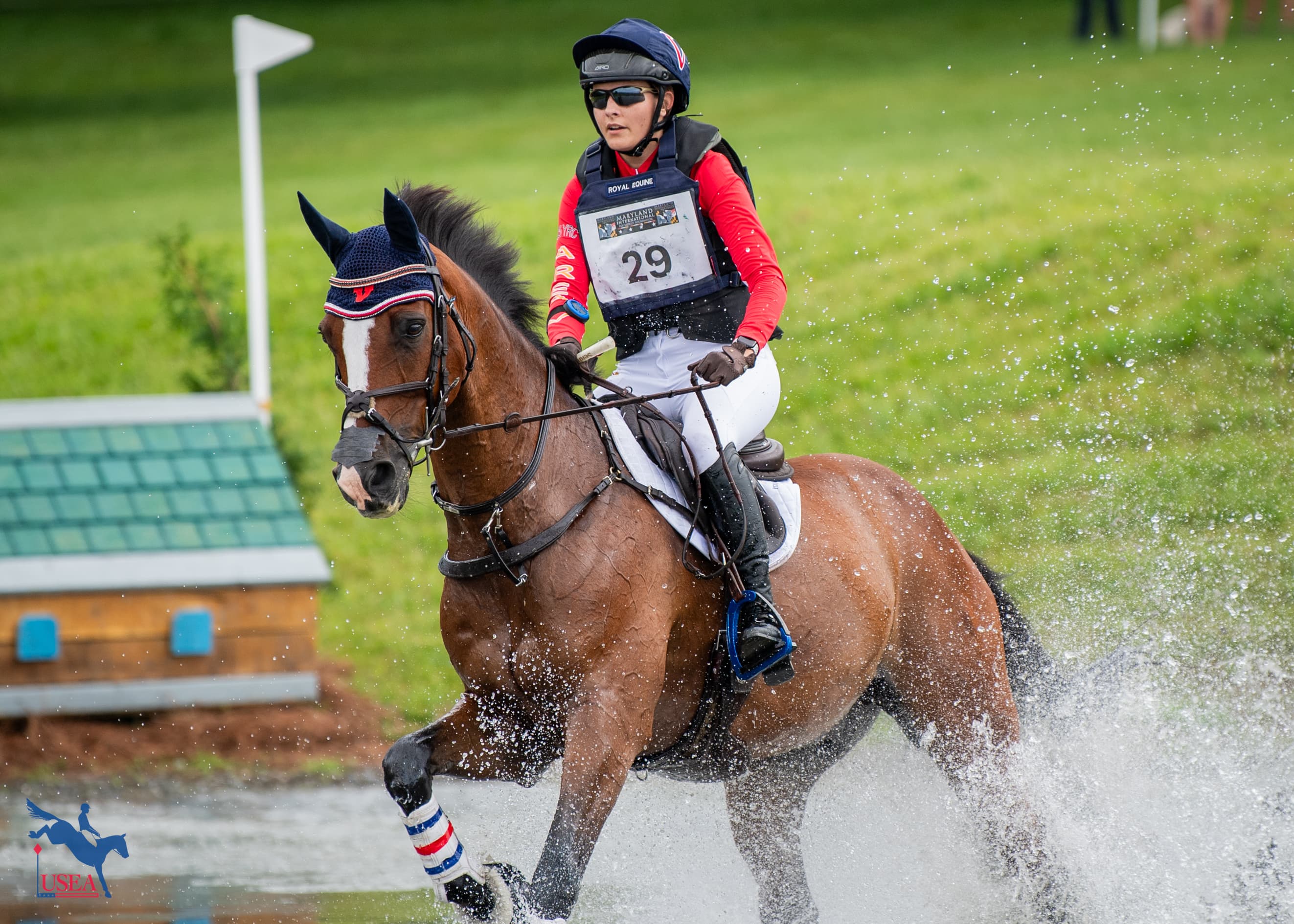Kelsey Seidel and Chico's Man VDF Z are in silver position in the CCI3U25*-S. USEA/Lindsay Berreth photo